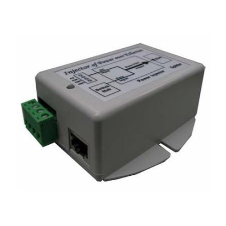 Tycon Systems 9-36V IN, 48V 17W OUT, GigE 802.3af PoE MODE A Injector TP-DCDC-1248GAD